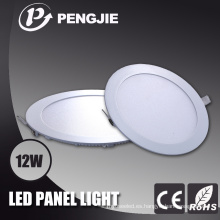 Luz del panel del precio bajo 12W LED con el CE (redondo)